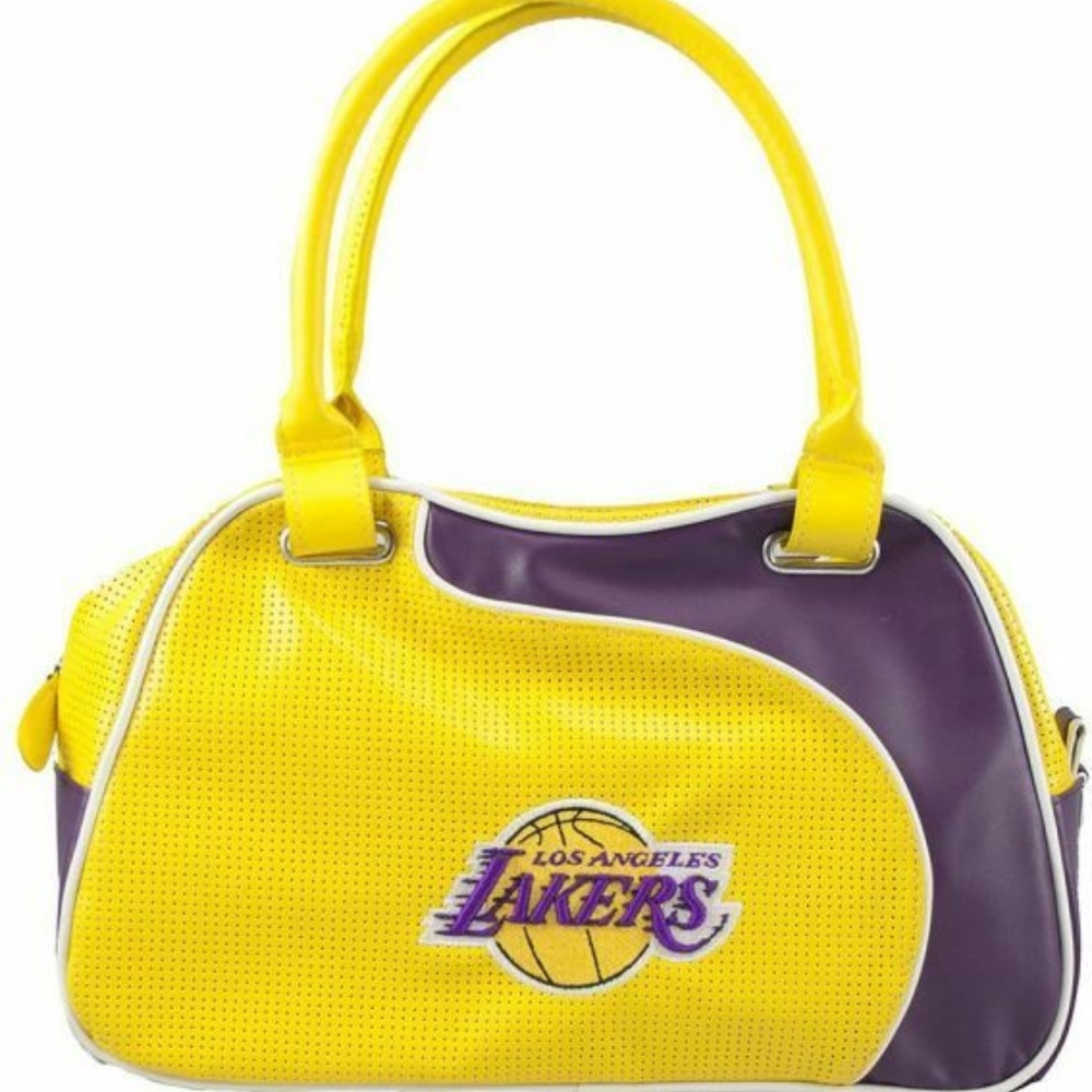 NBA Los Angeles Lakers Perforated Bowler Purse